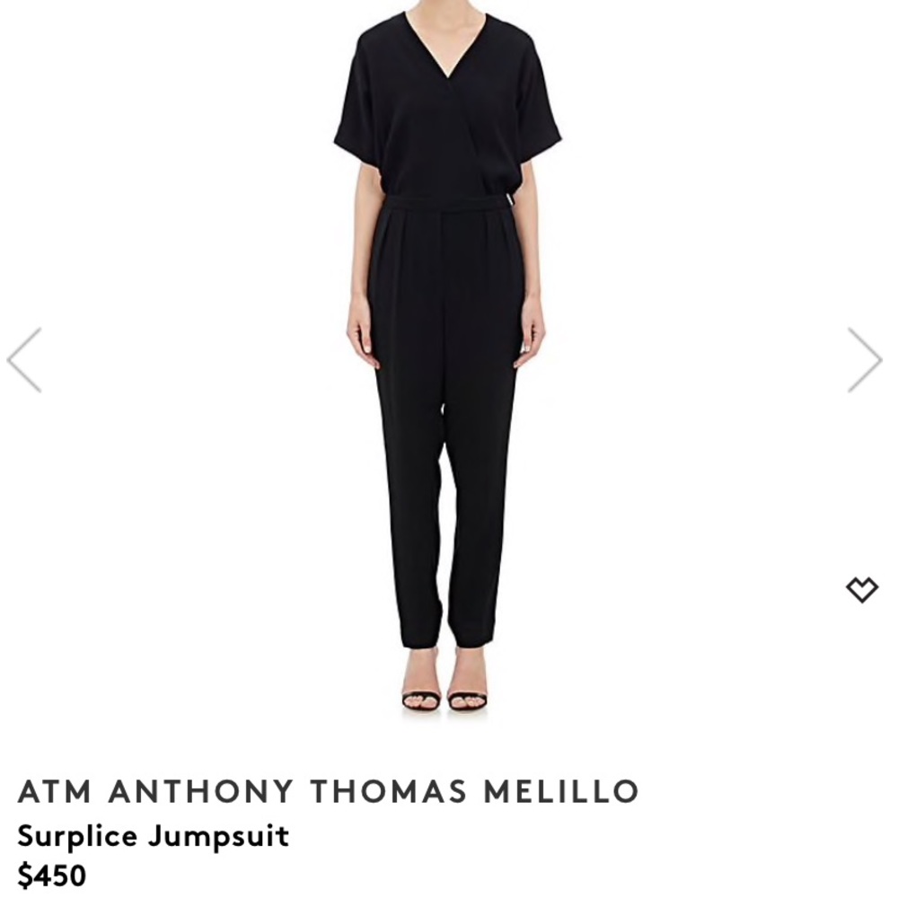 ATM Anthony Thomas Melillo Surplice Jumpsuit